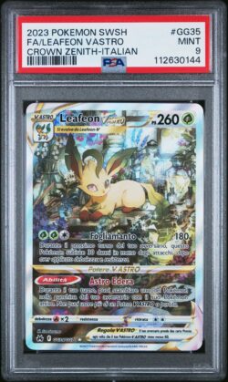 2023 POKEMON SPADA E SCUDO ZENITH REGALE #GG35 FA/LEAFEON VASTRO ZENITH REGALE-ITALIANO