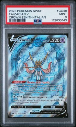 2023 POKEMON SPADA E SCUDO ZENITH REGALE #GG48 FA/ZACIAN V ZENITH REGALE-ITALIANO