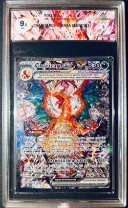 2023 POKEMON OSSIDIANA INFUOCATA OBF IT 223 CHARIZARD EX RARA SEGRETA-ITALIANO