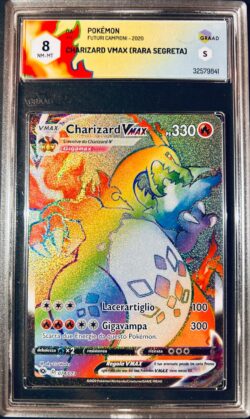 2020 POKEMON FUTURI CAMPIONI IT 074 CHARIZARD VMAX RARA SEGRETA-ITALIANO