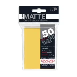 Ultra Pro Deck - Protector Sleeves Standard 50 - Pro Matte Yellow