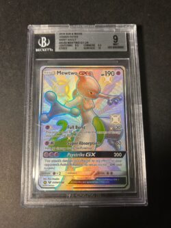 Pokémon TCG – Mewtwo GX Shiny Vault SV59/SV94 – Beckett BGS 9 – Hidden Fates – Inglese