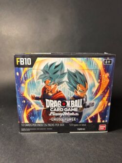 Dragon Ball Super Card Game Fusion World – CROSS FORCE (FB10) Booster Box – Inglese